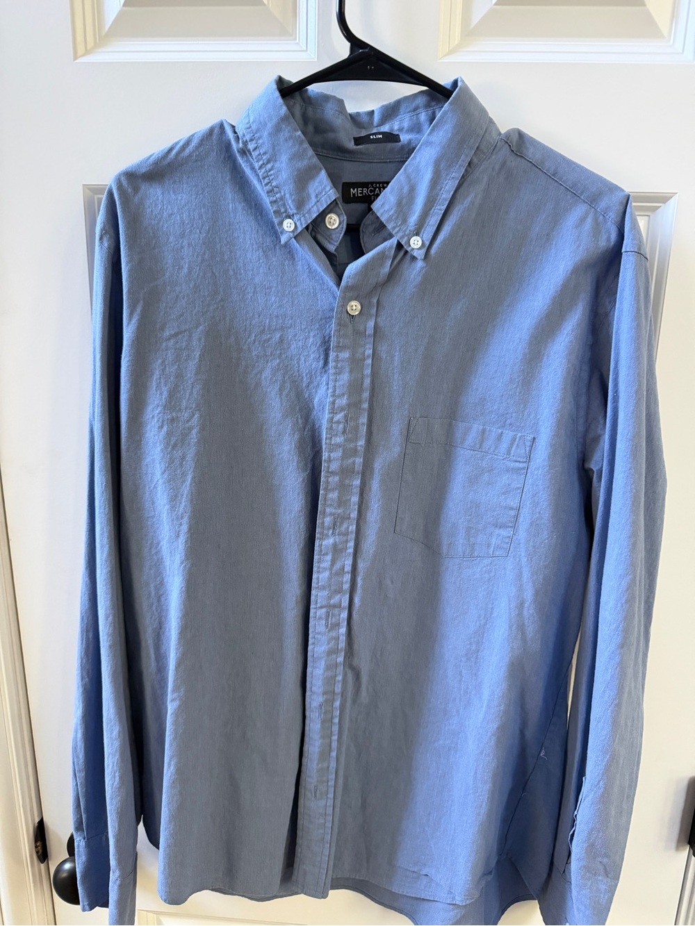 J. Crew Light Blue Cotton Button-Down Shirt